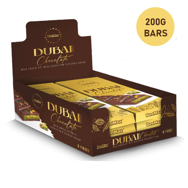Beemax Dubai Chocolate (6x200g Bars)