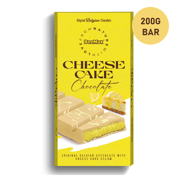 Beemax Original Belgian Chocolate with Lemon Cheesecake (1x200g Bar)